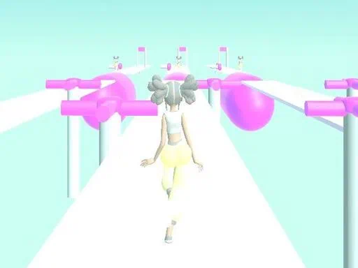 소녀 레이스 러너 게임