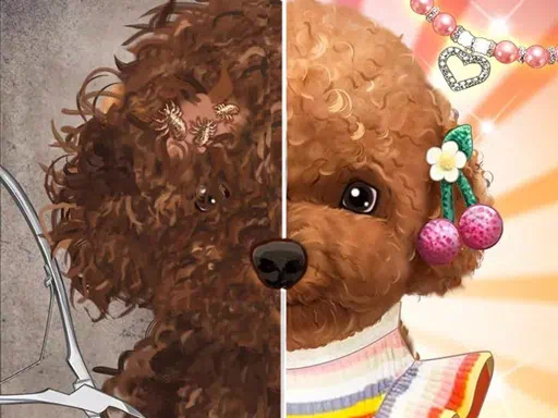 반려동물 메이크업 마스터 게임