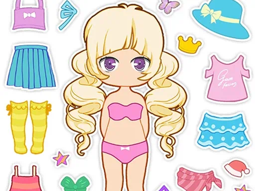 치비 인형 메이크업 살롱 게임